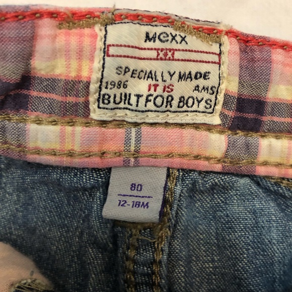 Mexx boys 12-18 M jean shorts - Picture 4 of 5